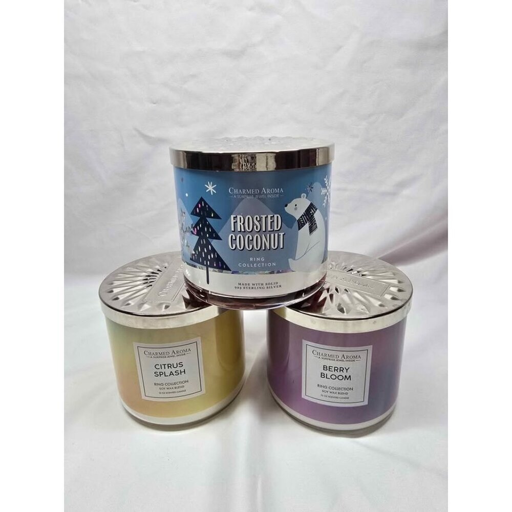 Charmed aroma candles lot of 3 - New- Read Description